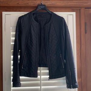 Artificial leather jacket